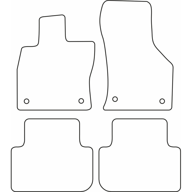 Automatten Velours  Skoda Octavia III 2013-2017 & 2017-2020