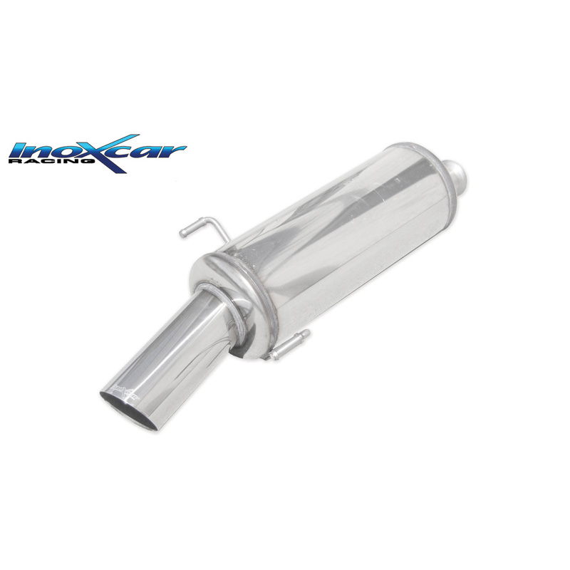 100% RVS Sportuitlaat  Peugeot 306 1.4 75pk 1997-2001 1x90mm Rally