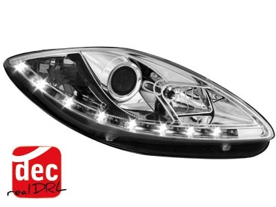Headlights Seat Leon/ Altea / Altea XL 09- Devil Eyes Dlite LED C
