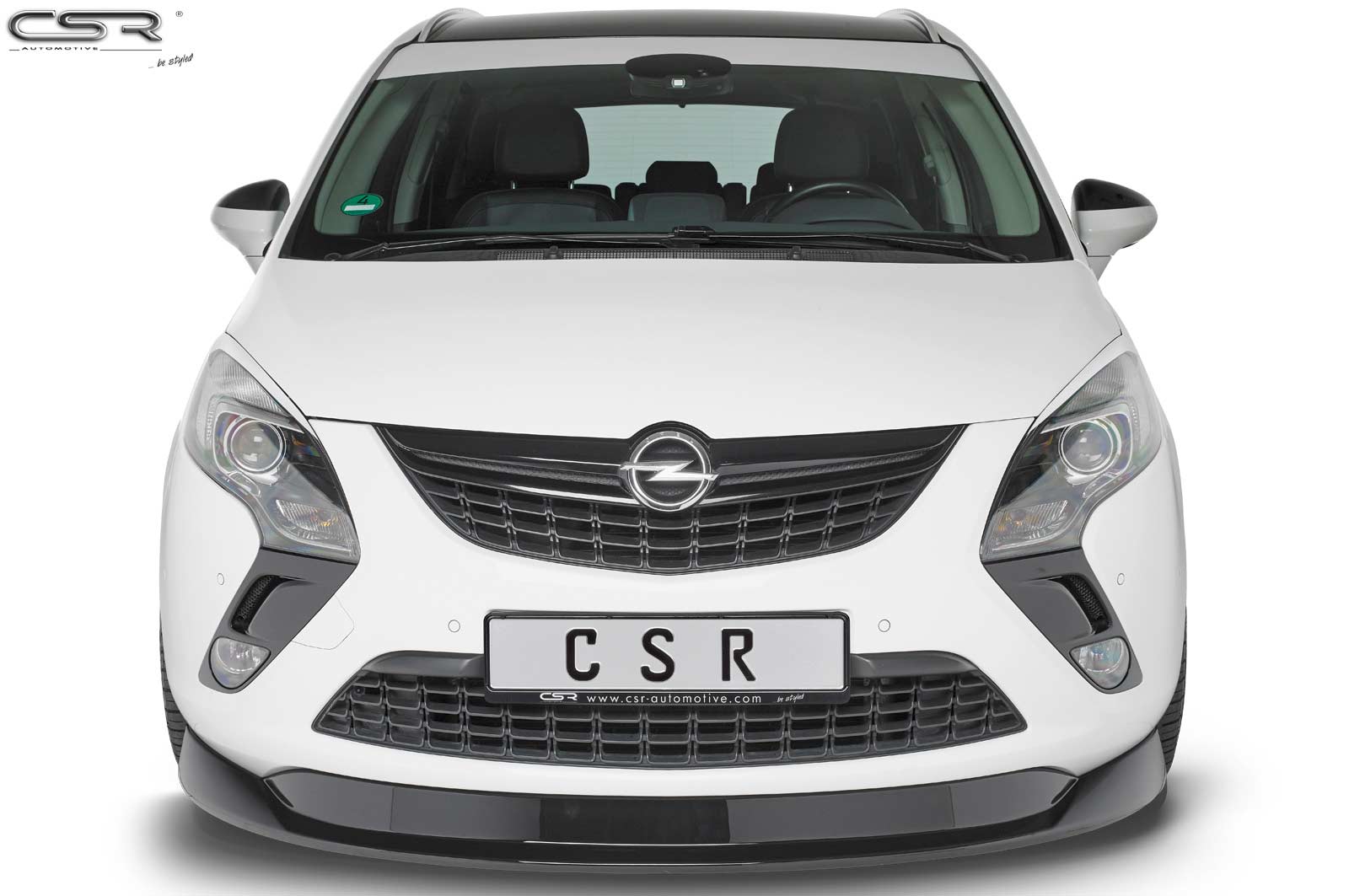 Koplampspoiler Opel Zafira C Tourer CSR Glans Zwart