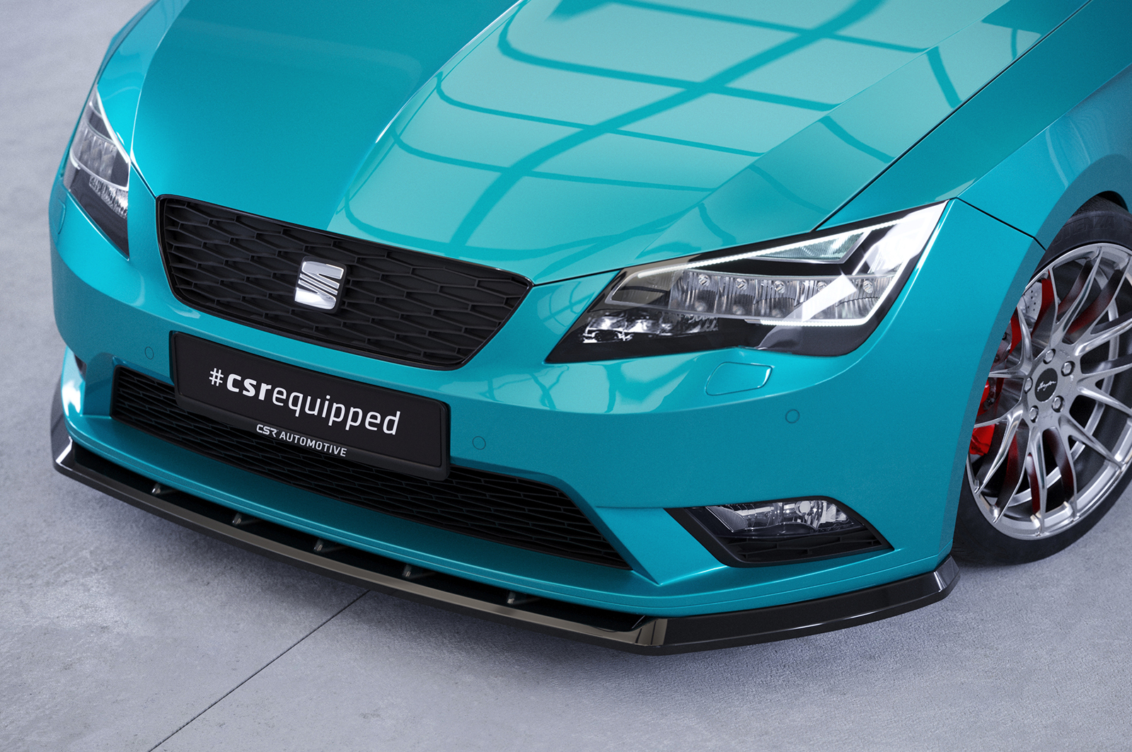 Cup spoiler slip carbon look voor Seat Leon III (type 5F)