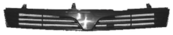 Radiator Grill LANCER 96-98 MATT ZWART