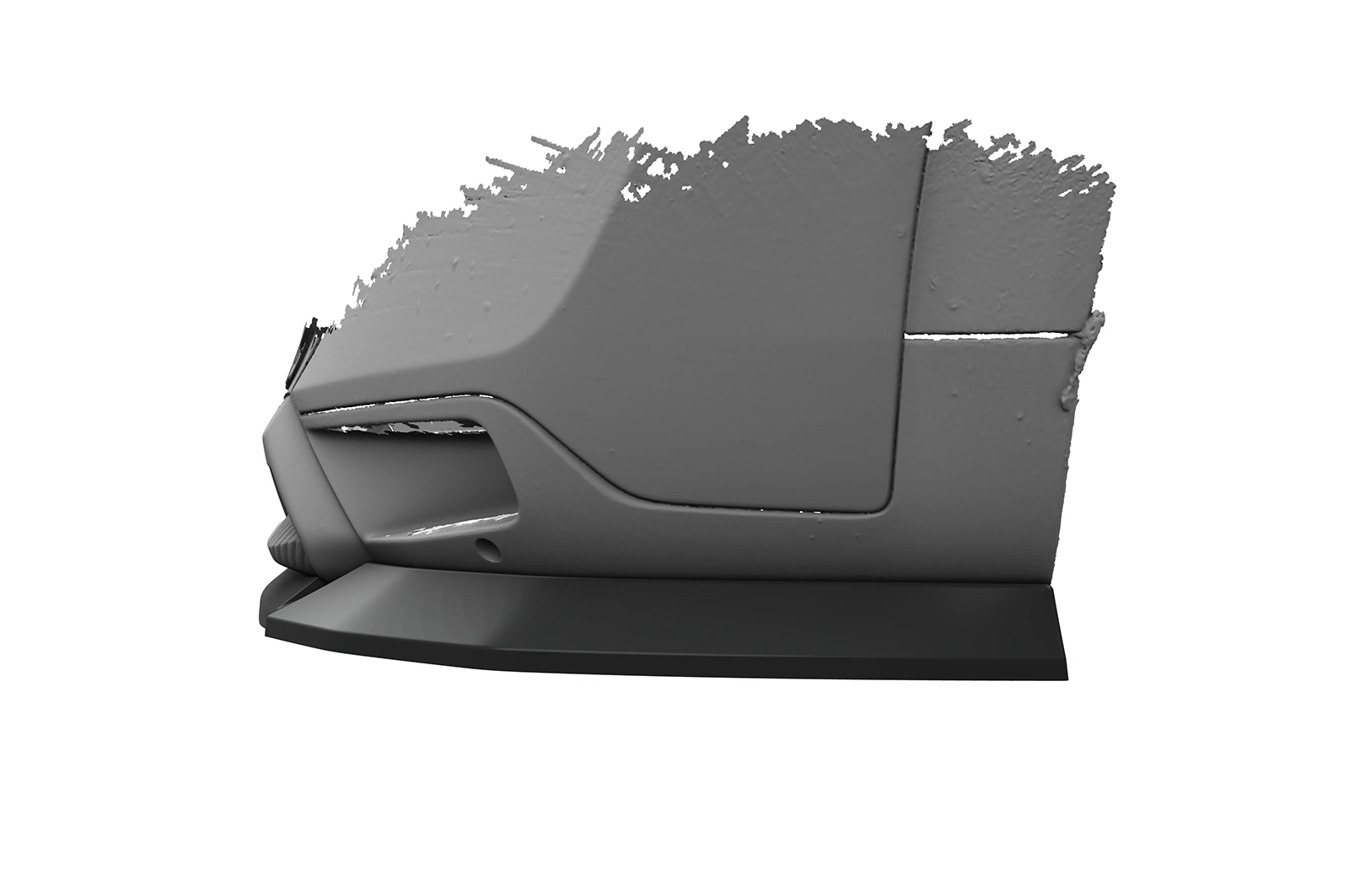 Voorspoiler Citroen C3 Aircross 2 glans zwart