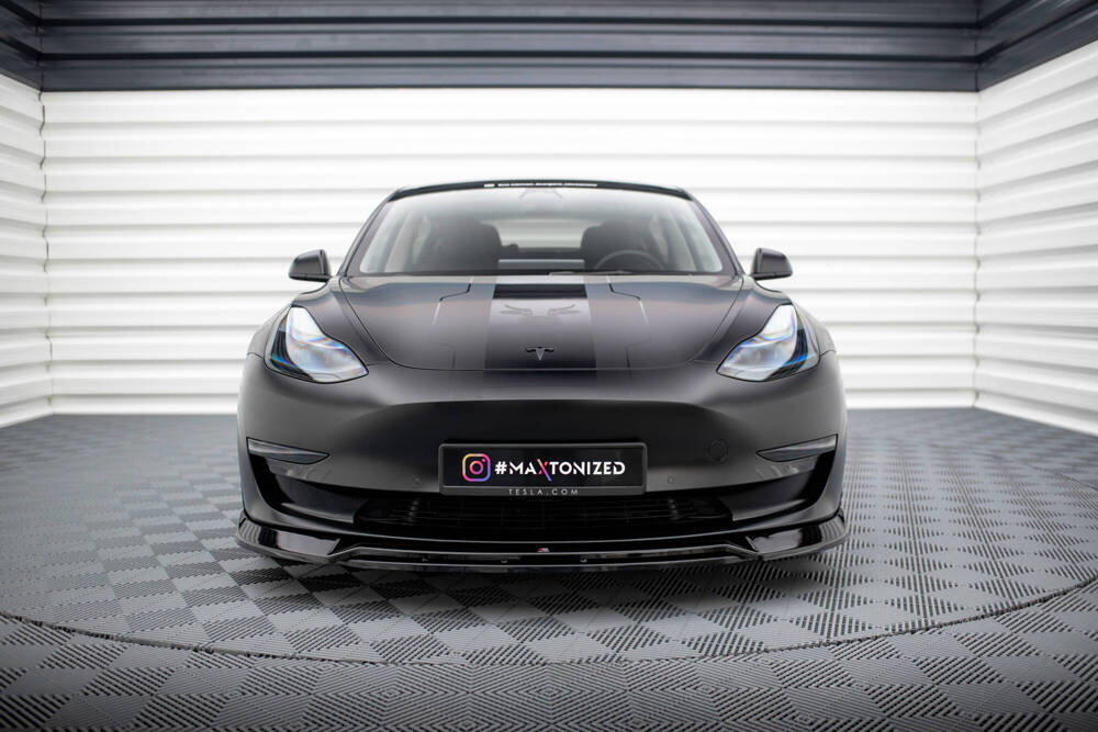 Bodykit Tesla Model 3 Maxton Glanzend zwart