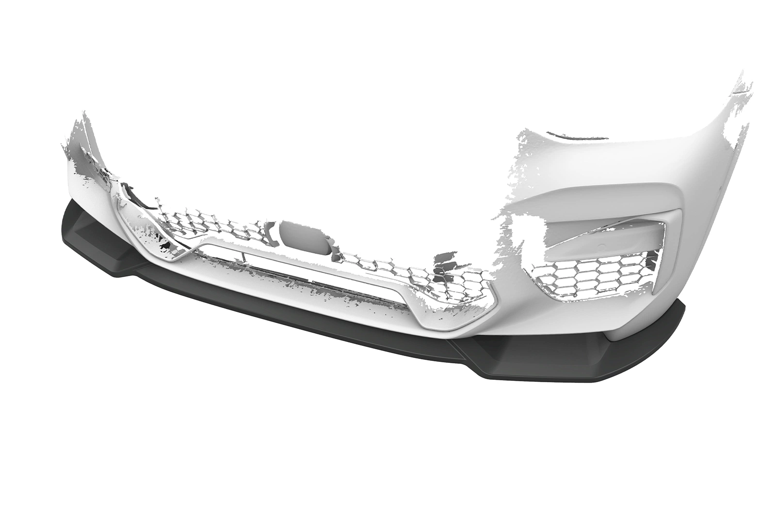 Voorspoiler BMW X3 M F97 / X4 M F98 Glans Zwart (2019-2021)