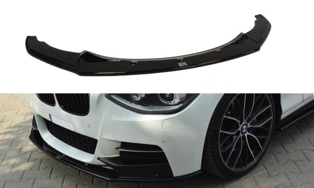 Voorspoiler BMW 1-Serie F20/F21 11-15 M-Power Gloss Black
