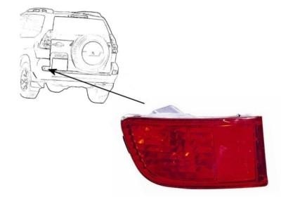 mistlamp, achter, links Toyota Landcruiser J12, 2002-2010