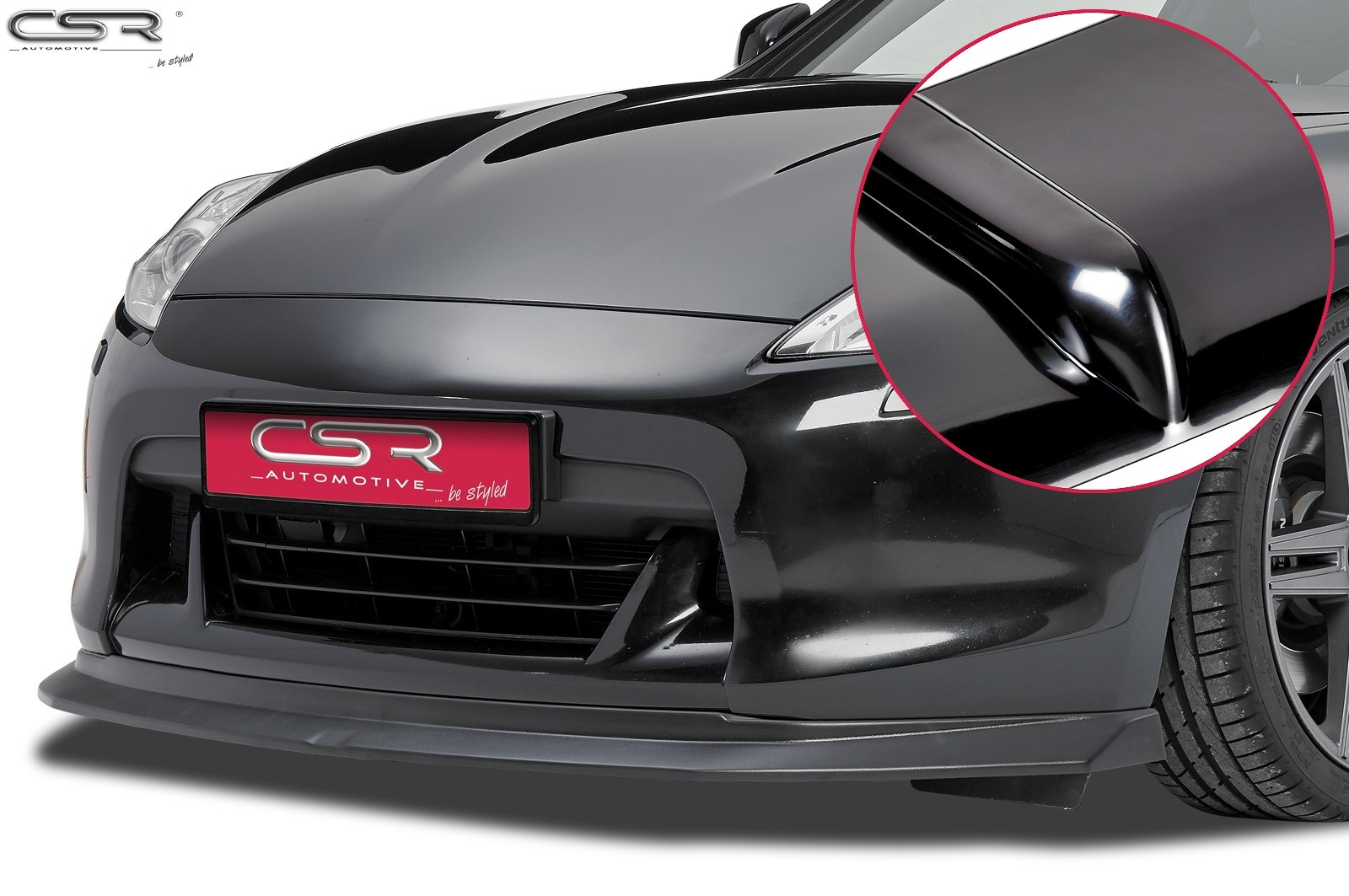 Cupspoilerlip Glossy Nissan 370Z Z34 CSL166-G