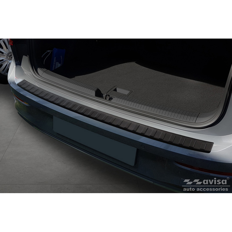 Matzwart RVS Achterbumperprotector  Volkswagen Golf VIII HB 5-deurs 2020-2024 & FL 2024-