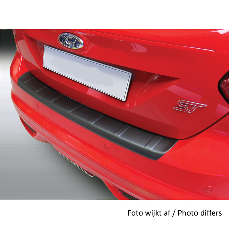 ABS Achterbumper beschermlijst  Peugeot 3008 II 2016- Zwart 'Ribbed'