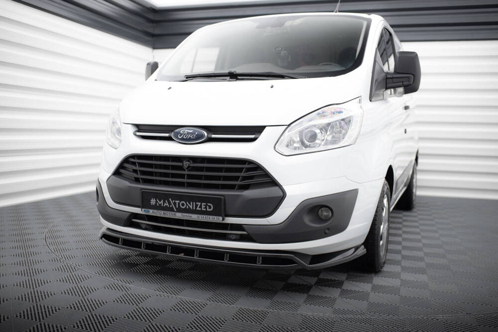 Voorspoiler Ford Transit Custom Maxton Glans Zwart