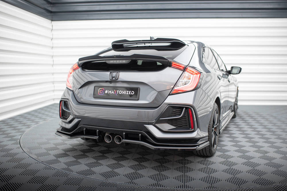 Dakspoiler Honda Civic Sport 2020 - 2023 Maxton Glans Zwart