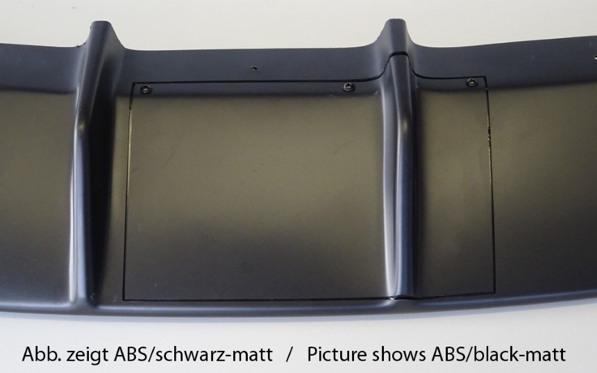 Diffuser Seat Leon FR (5F) orig. trekhaak Rieger dubbele uitlaat links glans zwart