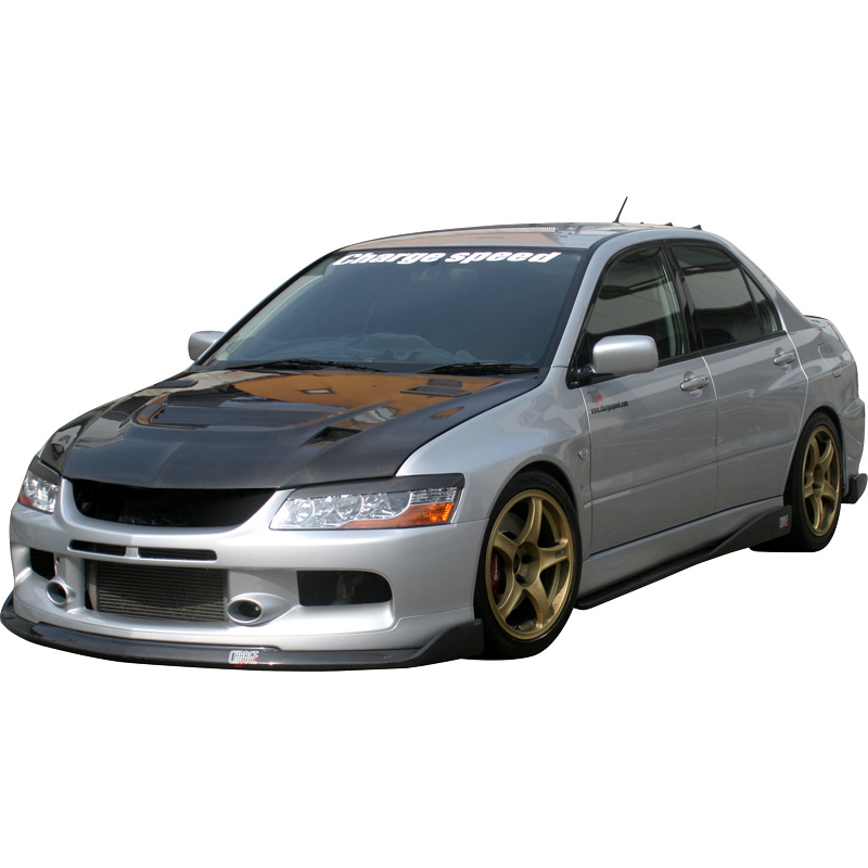 Chargespeed Voorspoiler  Mitsubishi Lancer EVO 9 CT9A BottomLine (FRP)