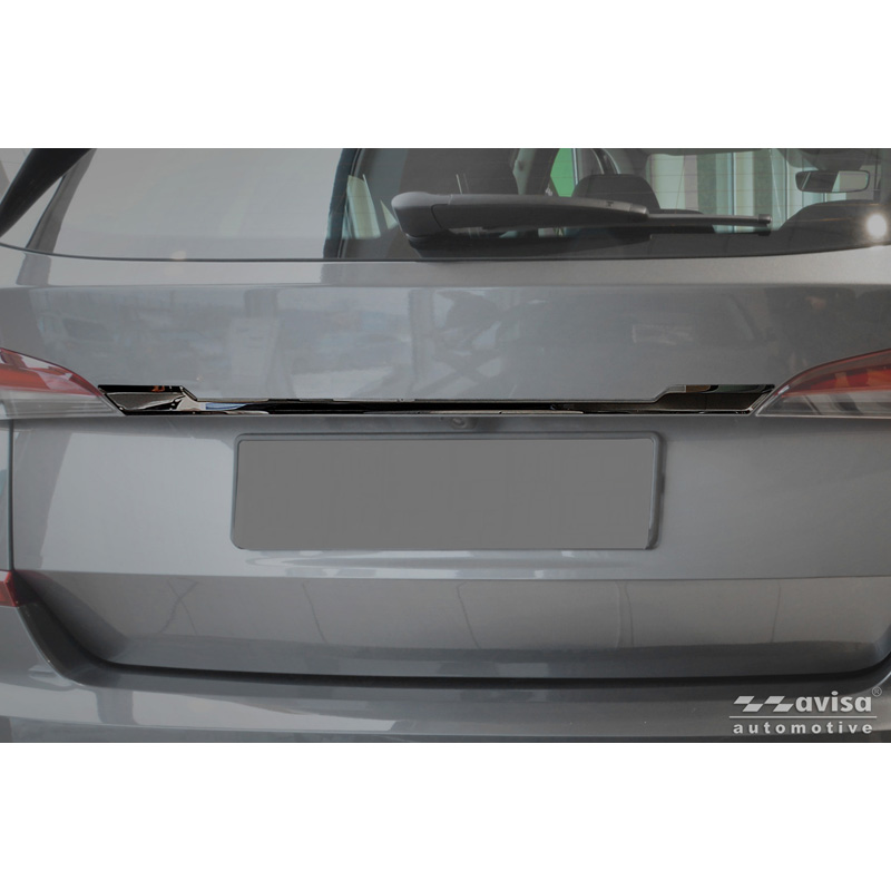 Avisa Zwart Chroom RVS Kofferbak Sierlijst  Skoda Kamiq (NW4) 2019-2024 & Facelift 2024-