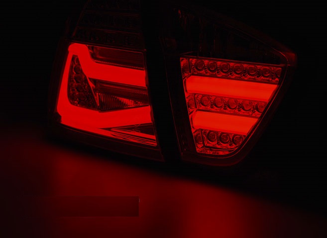 Taillights LED BMW 3-serie E90 04-08 red/smoke