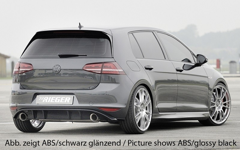 Achteraanzet Rieger Carbon-look VW Golf GTI VII