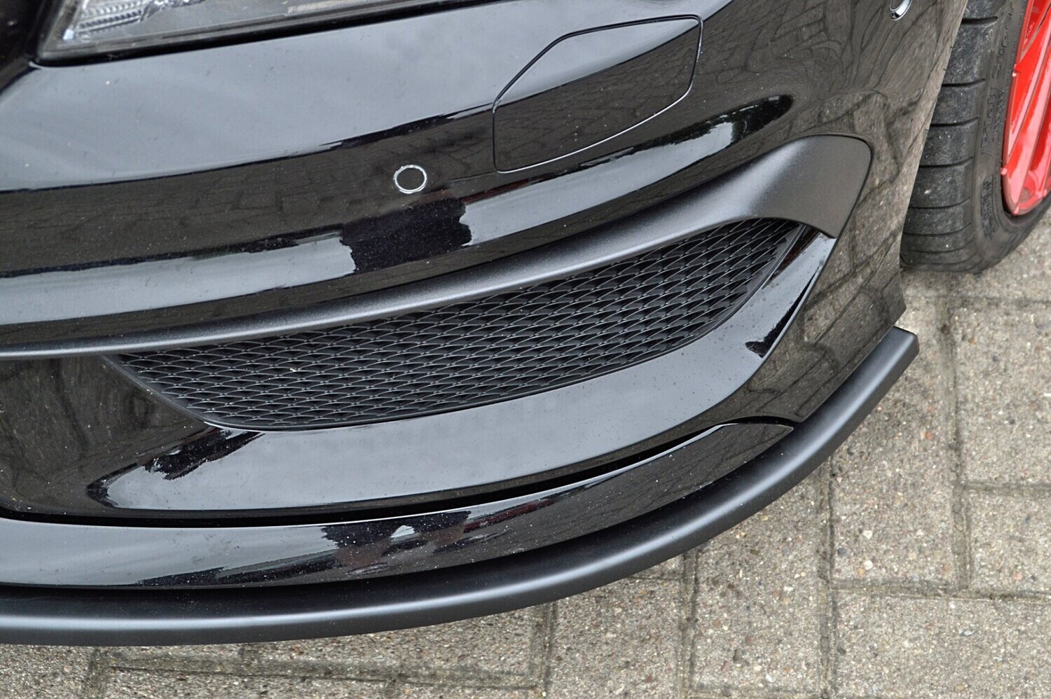 Voorspoilerlip Mercedes CLA 45AMG, C117 / 245G prefacelift 2012- 2015-