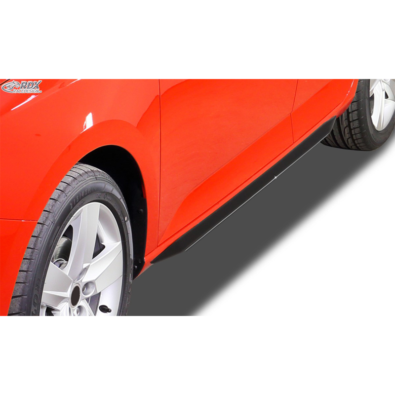 Sideskirts 'Slim'  Audi A6 (4F) Sedan/Avant 2005-2011 (ABS zwart glanzend)