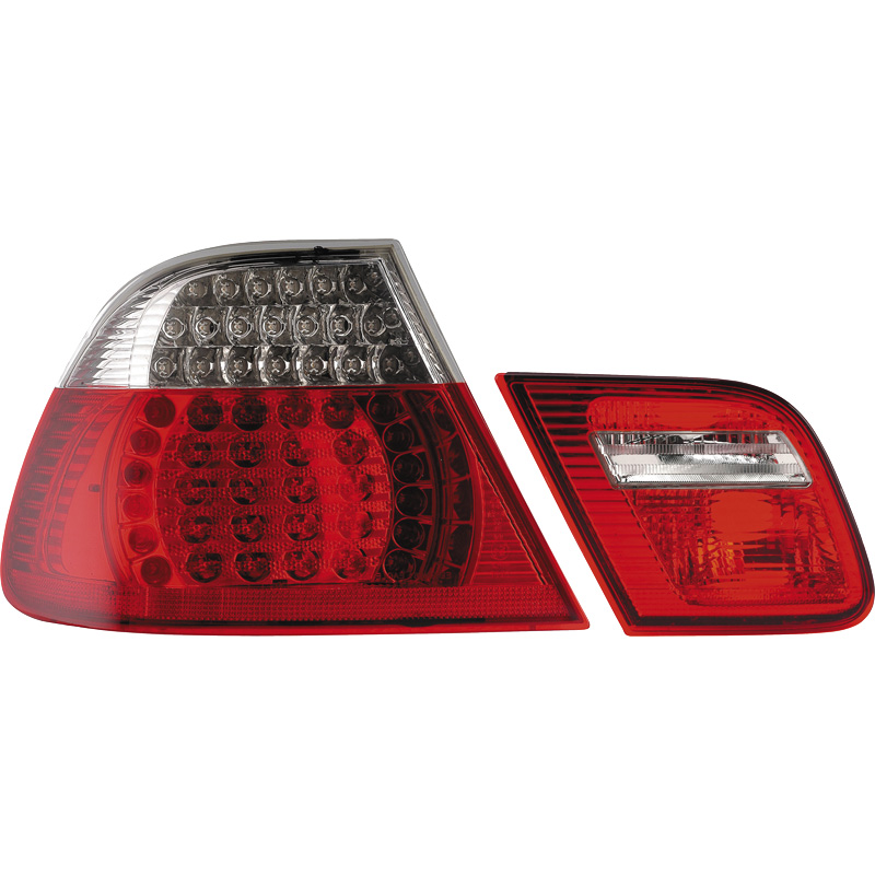 Set LED Achterlichten  BMW 3-Serie E46 Cabrio 1999-2005 - Rood/Helder