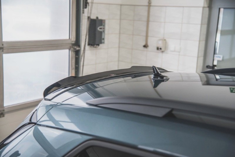 Spoiler cap Skoda Kodiaq 1 sportline/RS Maxton Design glans zwart V.2