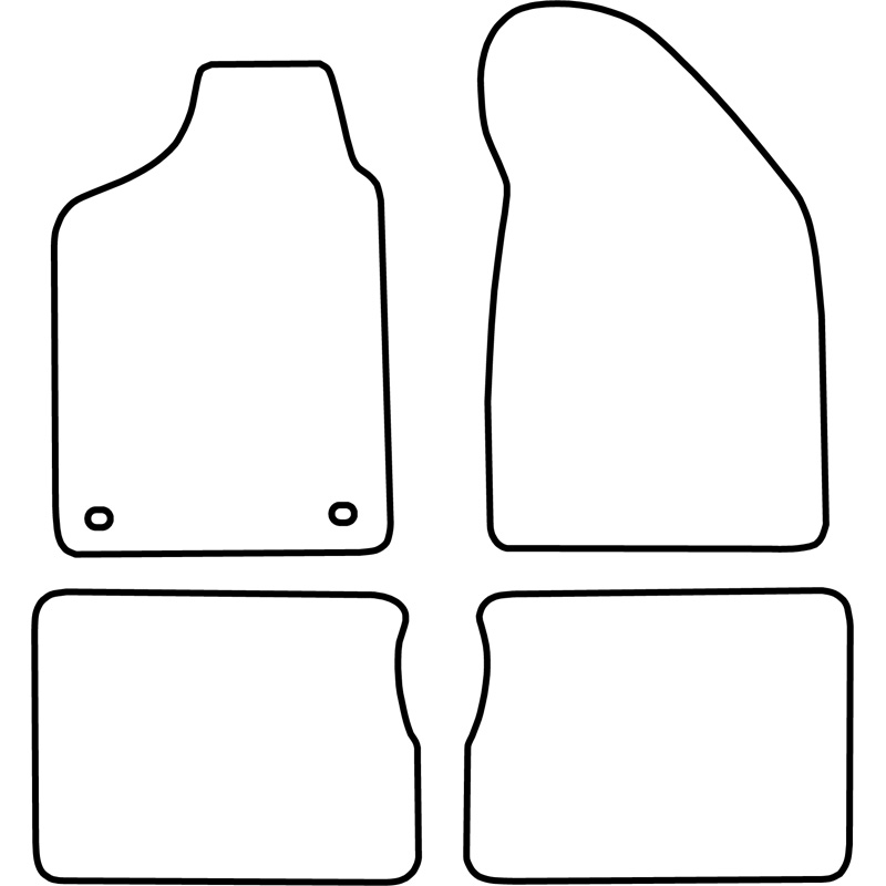 Automatten Renault Clio 91-98