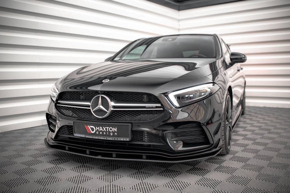 Voorspoiler Street-Pro Mercedes A-Klasse AMG-line & A35 AMG W177 Aeropack Maxton