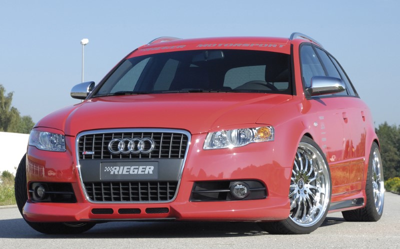 Spoilerlip met 3 extra air-intakes Audi A4 8E B7 11.04 Rieger