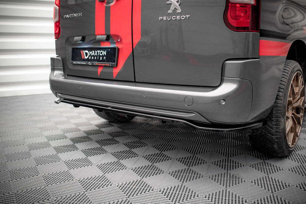 Diffuser Peugeot Partner MK3 Maxton Glans Zwart