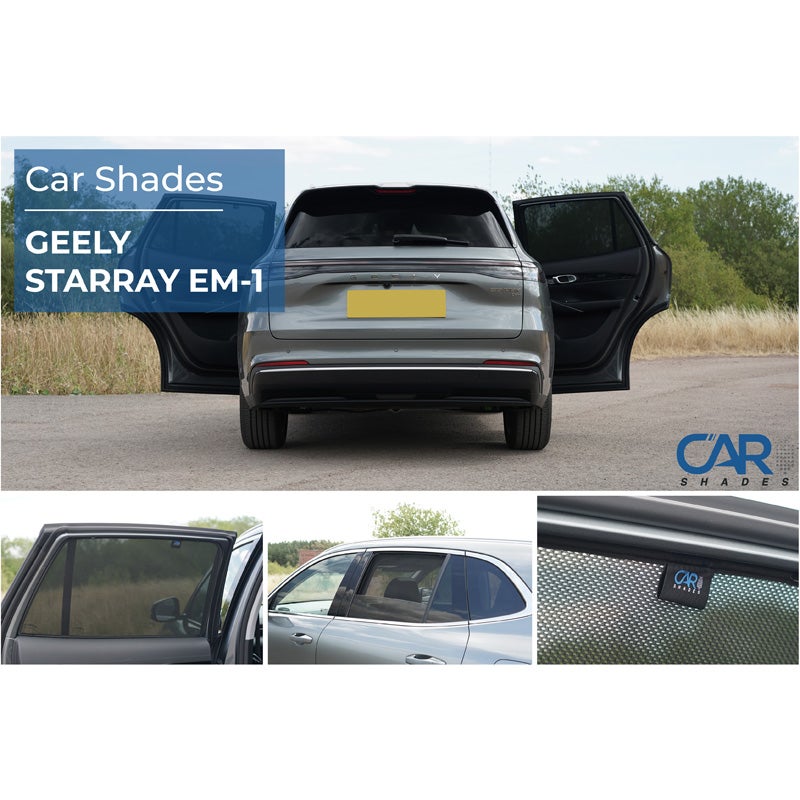 Set Car Shades (achterportieren)  Geely StarRay 2024- (2-delig)