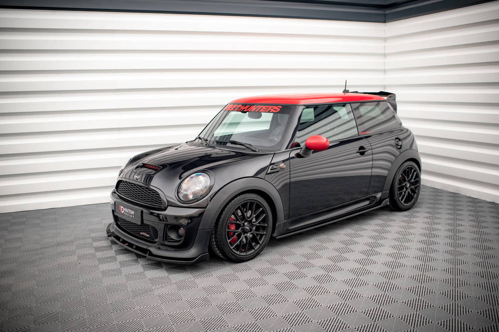 Zijskirts V.2 Mini Cooper John Cooper Works R56 Maxton Glans Zwart