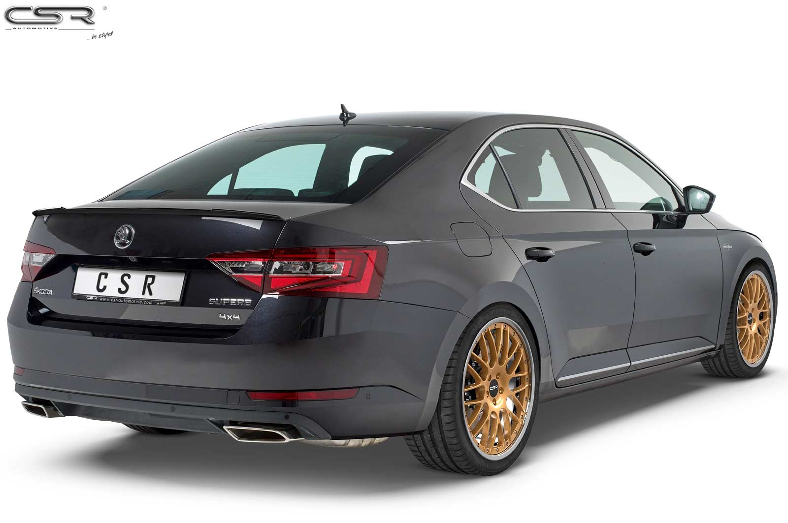Achterspoiler Skoda Superb III (Typ 3V) Glans Zwart – CSR Automotive – vanaf 03/2015