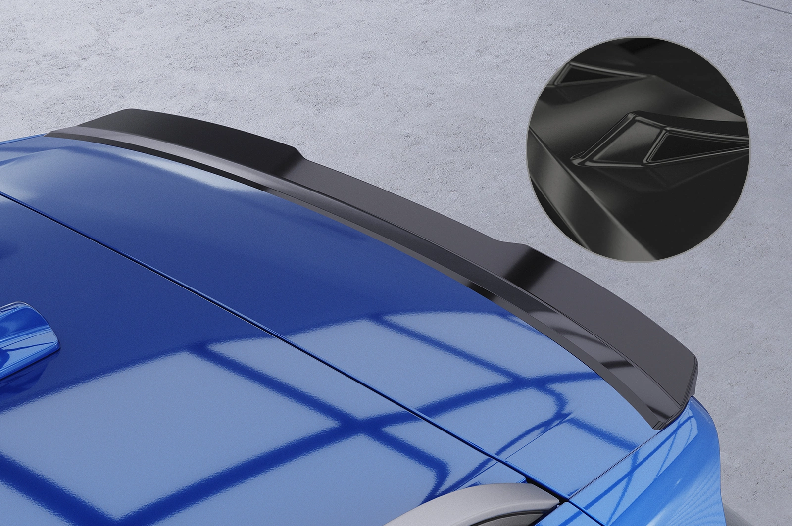 Achterspoiler Volvo XC90 (2. Gen) glans zwart 2015–