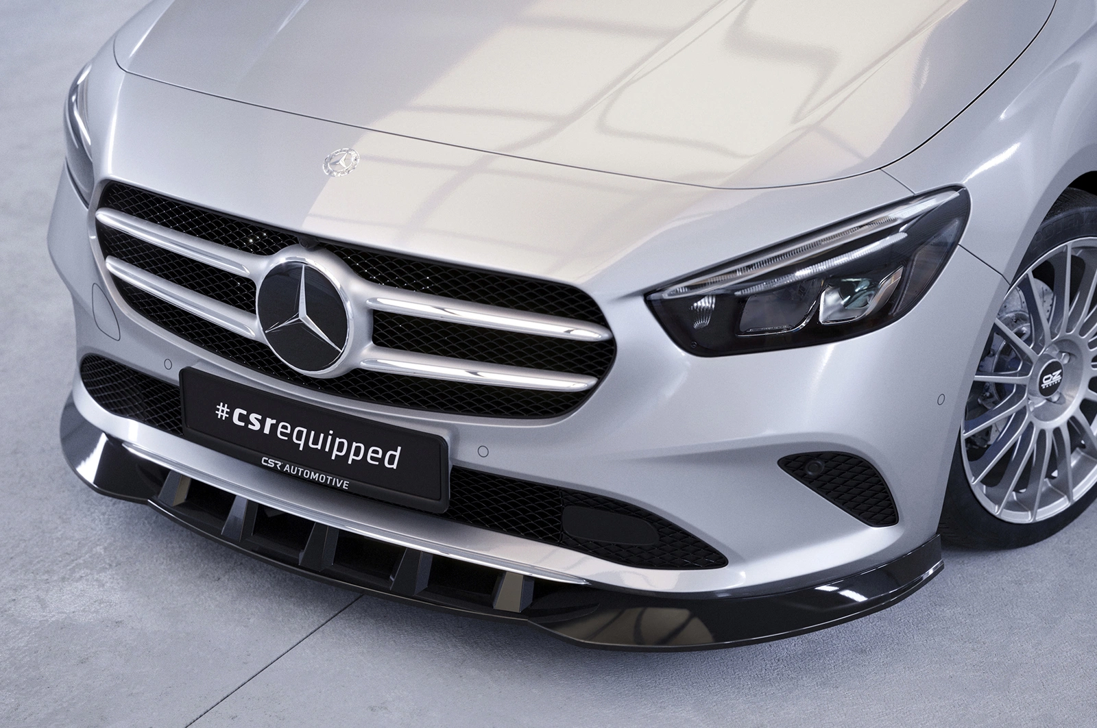 Voorspoiler Mercedes-Benz B-Klasse W247 Glans Zwart – CSR Automotive