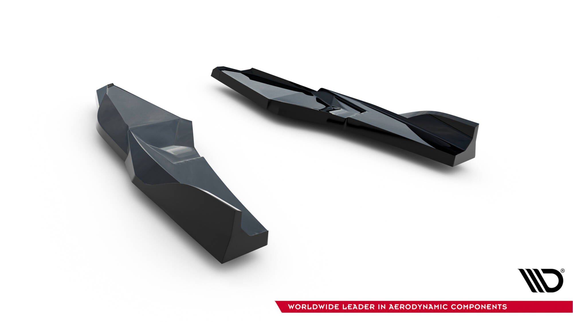 Achterzij Spoilers V.4 Audi S3 Sedan 8Y Facelift Maxton Glanzend zwart