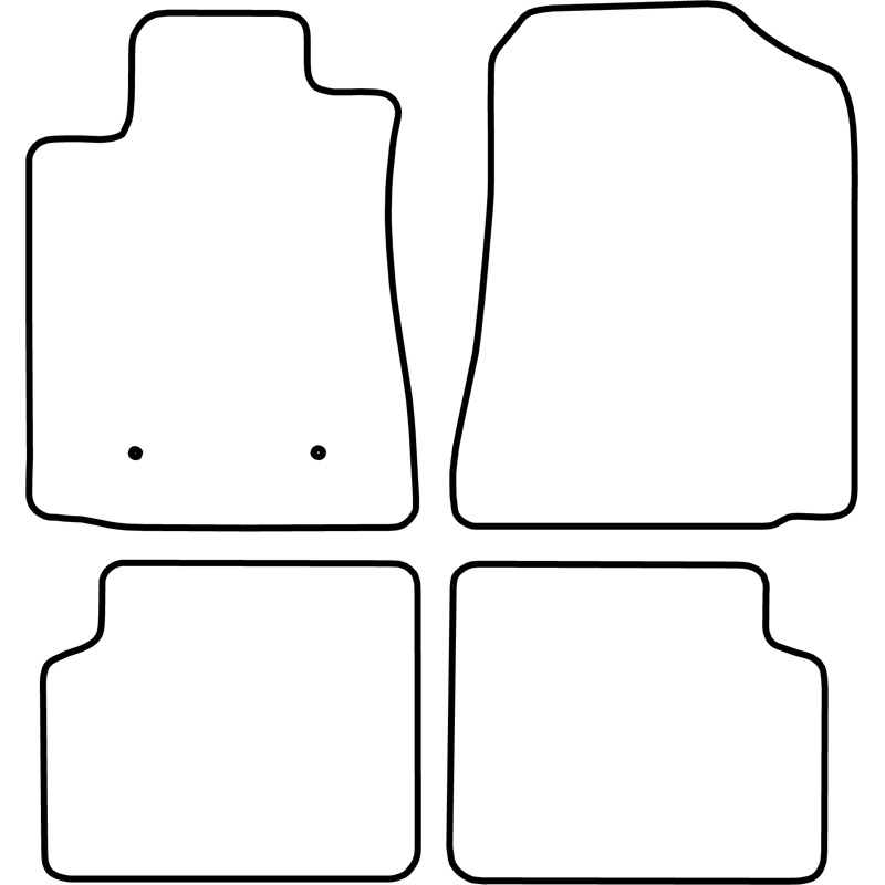 Automatten Toyota Corolla 3/5drs 02-04