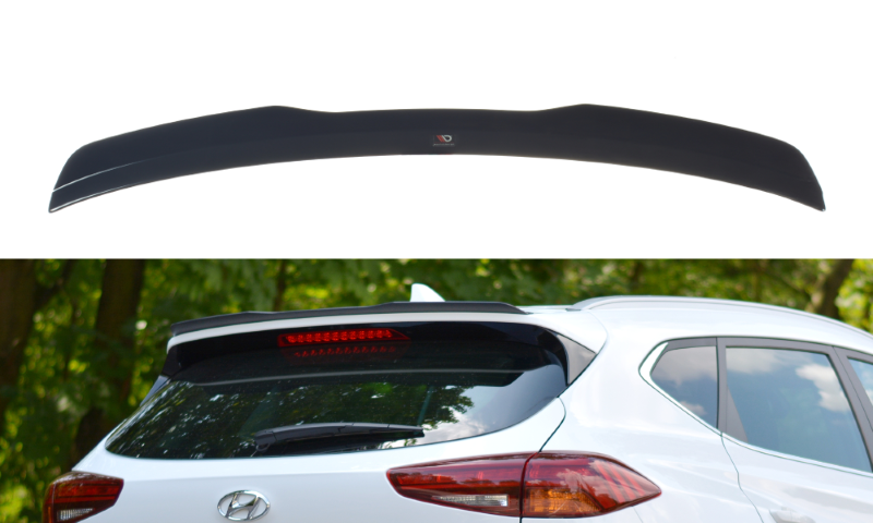Spoiler Extentie Hyundai Tucson MK.3 Facelift Glanzend Zwart Maxton