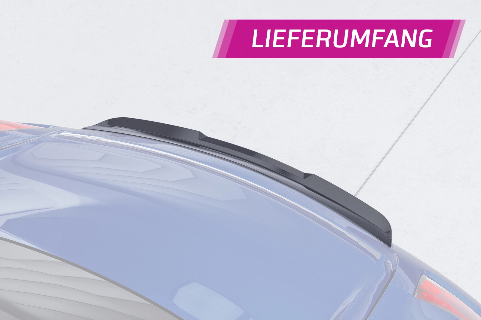 Achterspoiler Porsche Boxster 987 / Cayman 987 Facelift glans zwart 2009–2012