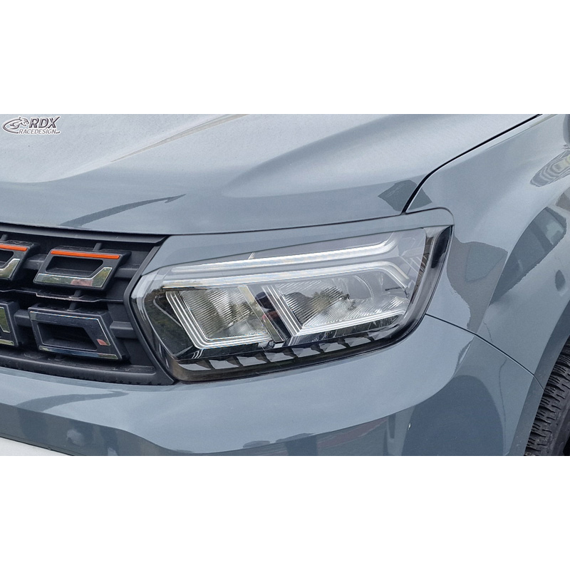 RDX Koplampspoilers  Dacia Duster II 2018-2024 (ABS)