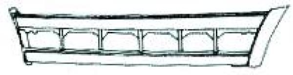Radiator Grill PREVIA 90-96 MATT ZWART