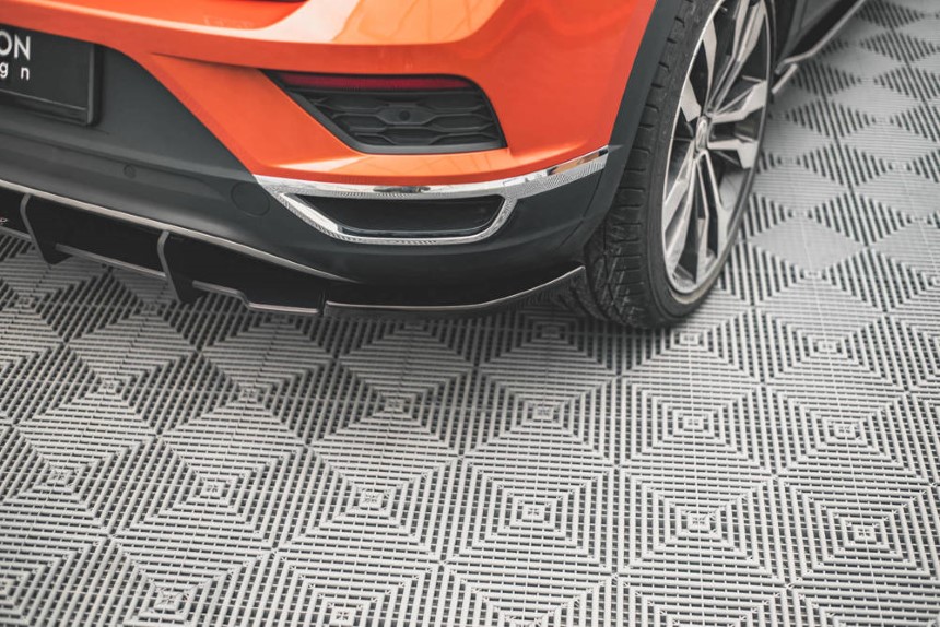 Achter Splitters VW T-Roc Glans Zwart