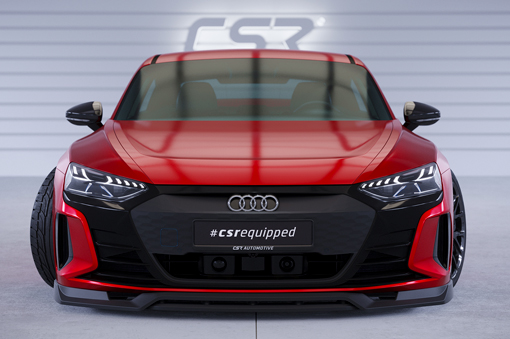 Voorspoiler Audi e-tron GT CSR Glans Zwart