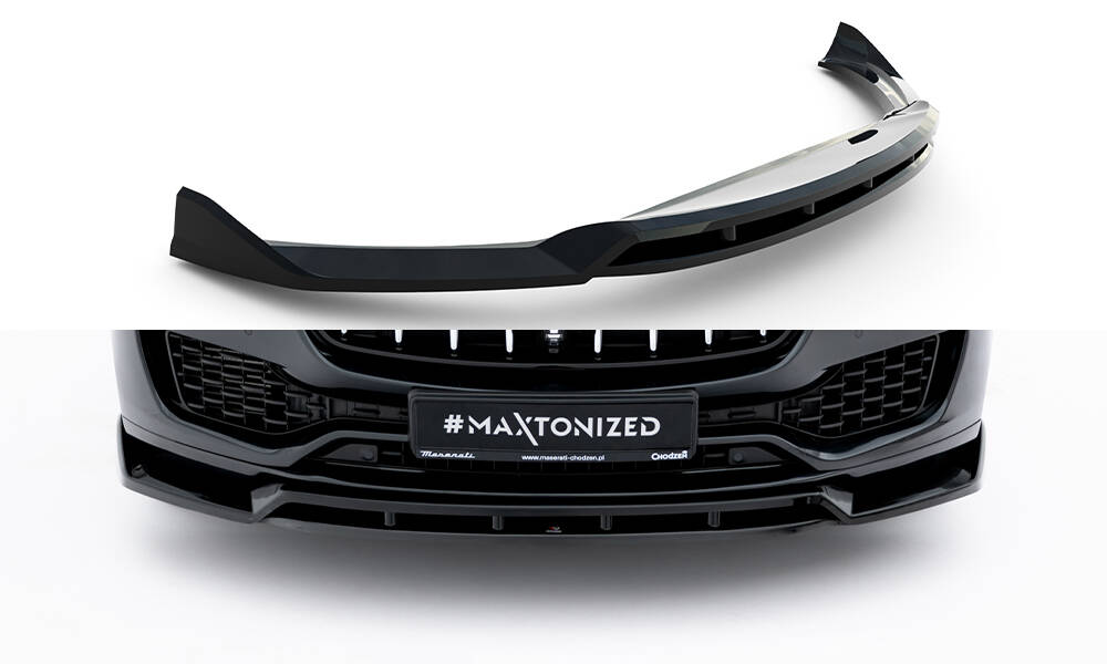 Voorspoiler Maserati Levante GT MK1 Facelift maxton Glanzend zwart
