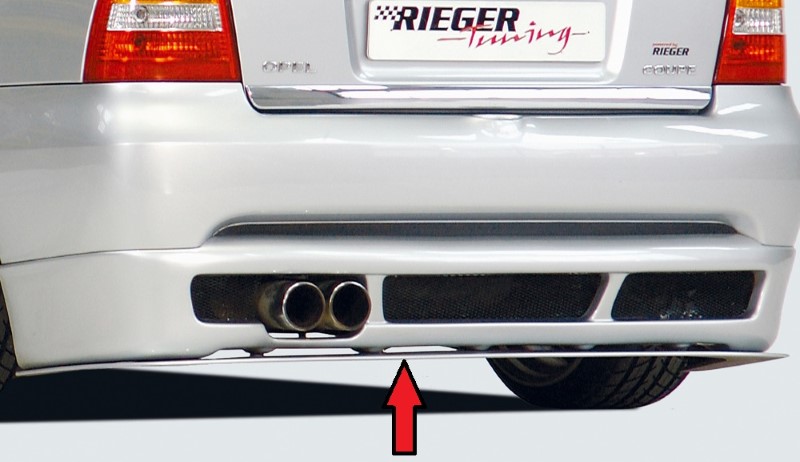 Spoilerzwaard voor Achteraanzet Opel Astra G Coup? Rieger