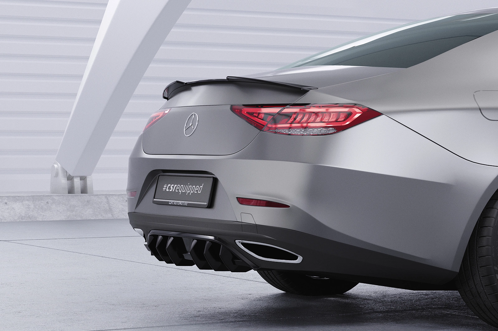 Achterspoiler Mercedes-Benz CLS (C257) Glans Zwart (03/2018 - heden)