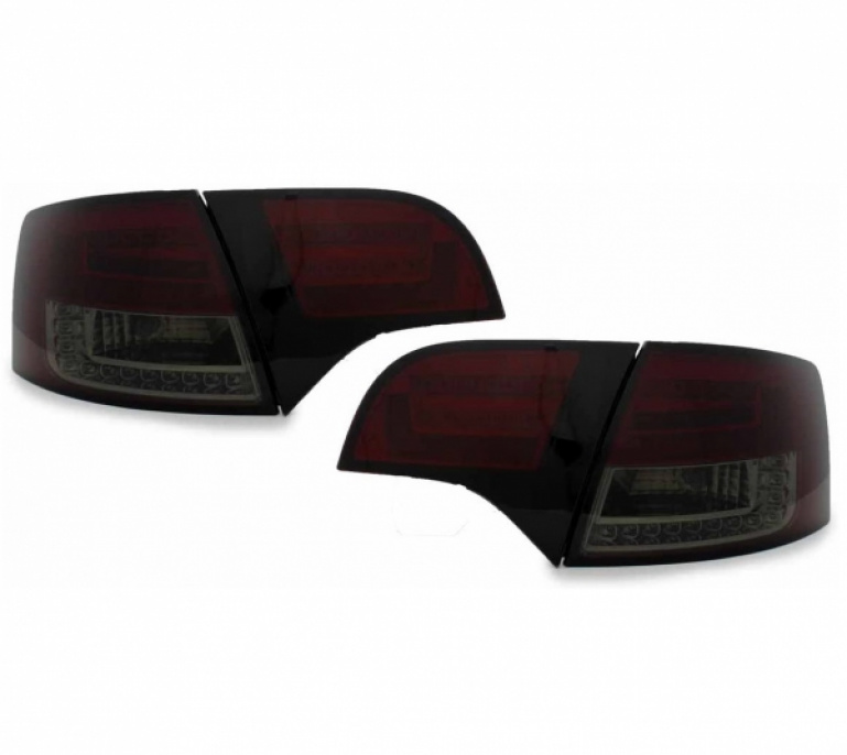 Taillights Audi A4 8E B7 04-08 Avant Dynamic LED black/smoke