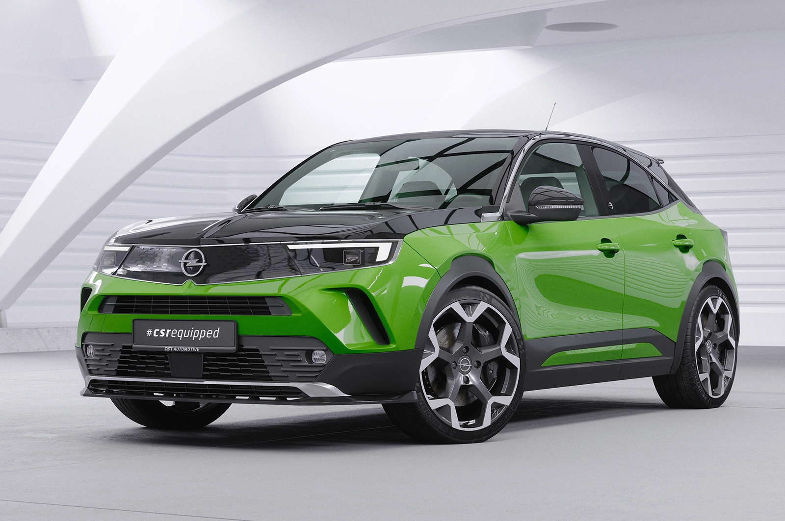 Voorspoiler Opel Mokka B / Mokka-e glans zwart – CSR Automotive