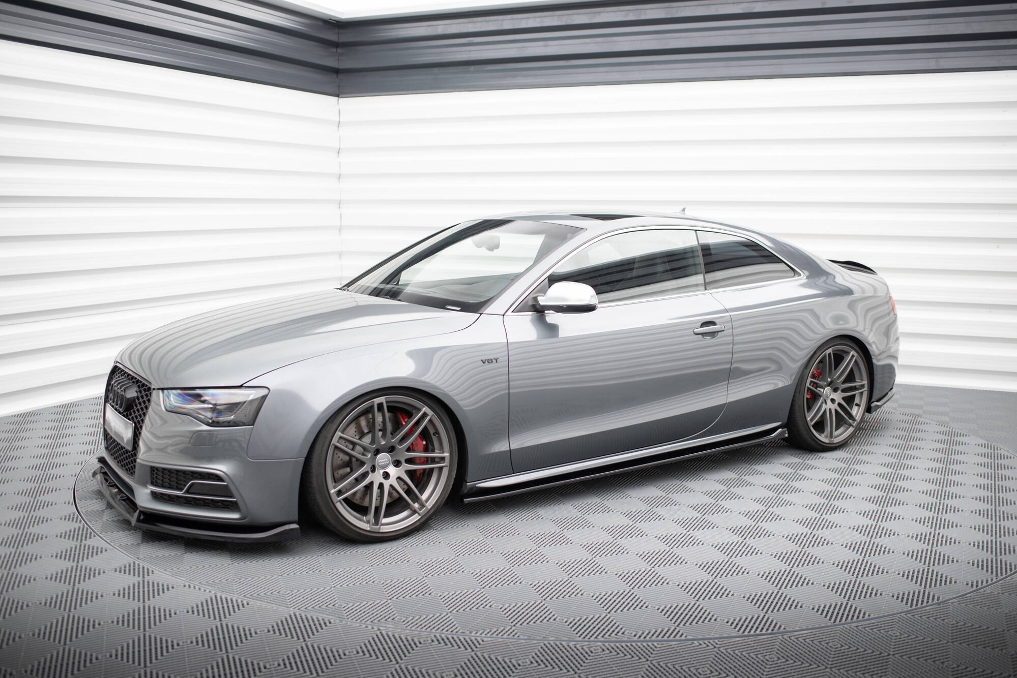 Bodykit Audi S5 Coupe 8T Facelift Maxton Glanzend zwart