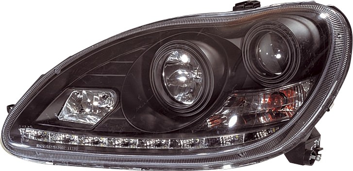 Faros Mercedes S-Klasse W220 01-05 devel eyes dayline negro