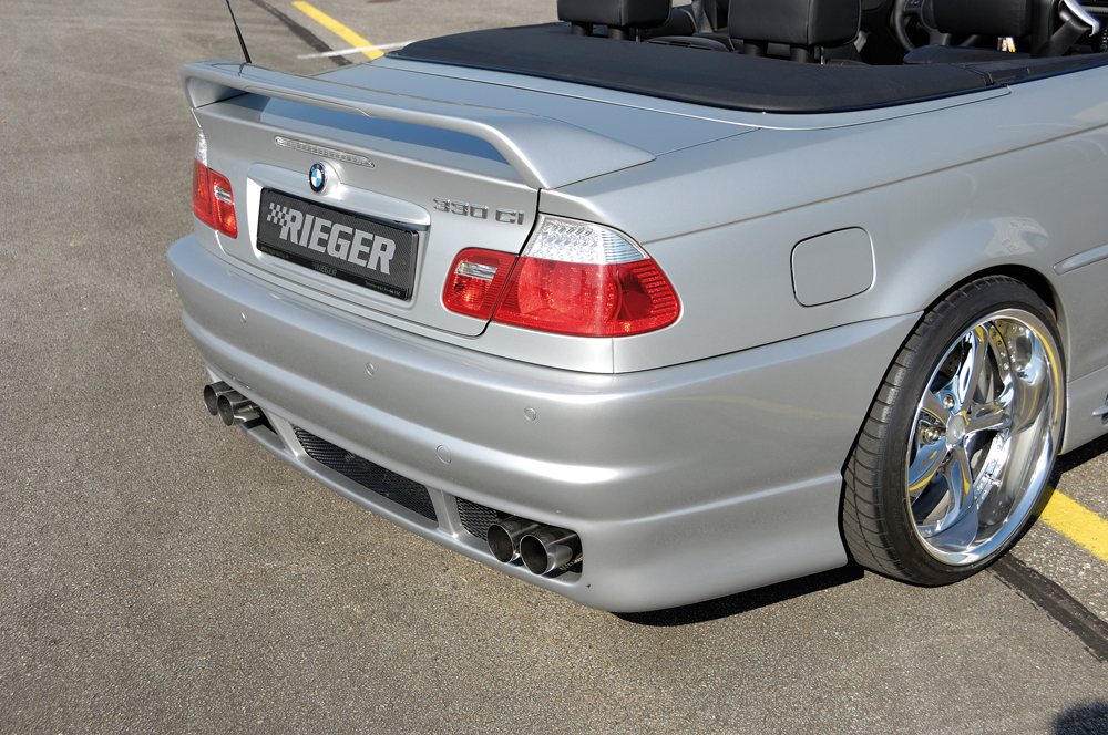 Voorbumper CS look BMW E46 coupe/cabrio Rieger